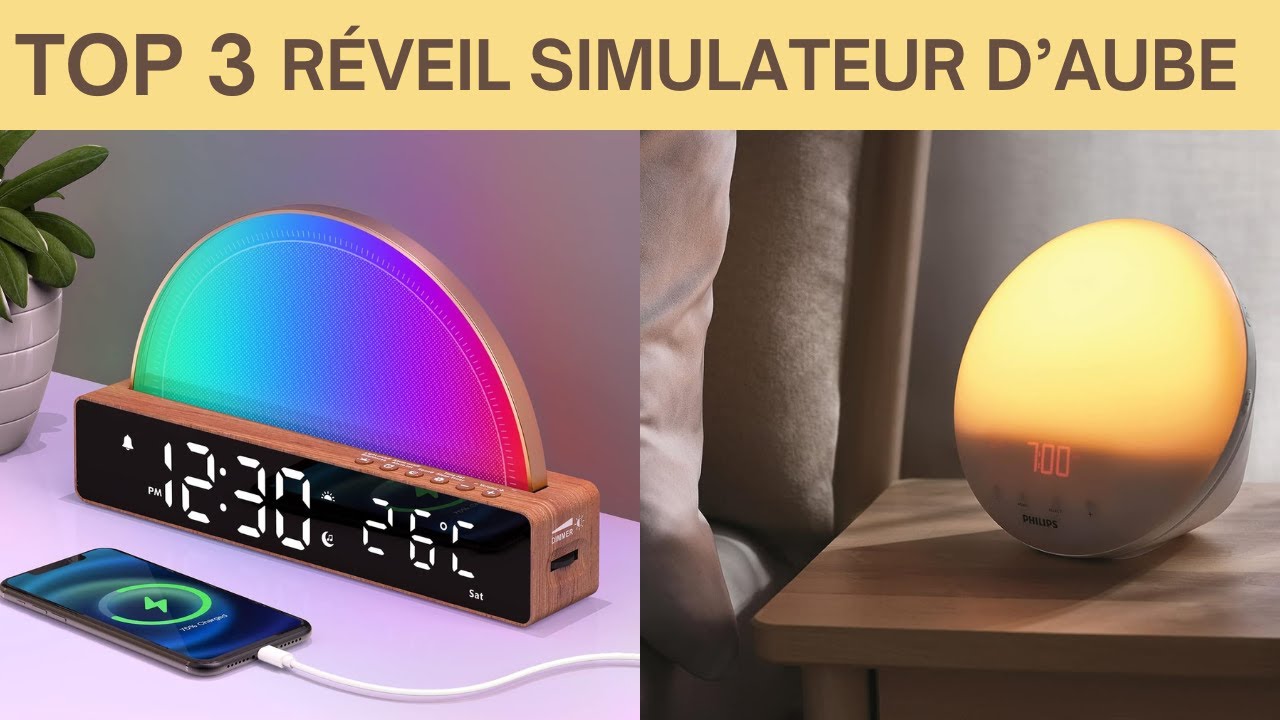 améliorez vos réveils avec le simulateur d’aube, son et luminothérapie