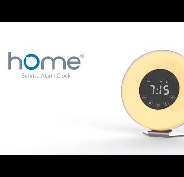 découvrez le homelabs sunrise alarm clock, le réveil qui imite le lever du soleil