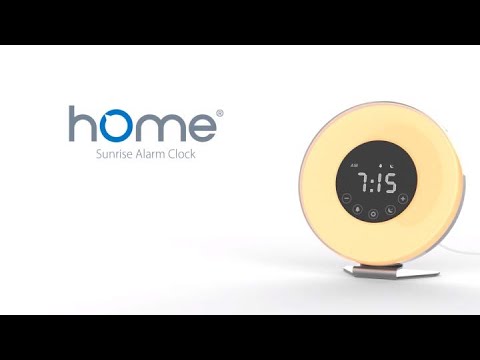 découvrez le homelabs sunrise alarm clock, le réveil qui imite le lever du soleil